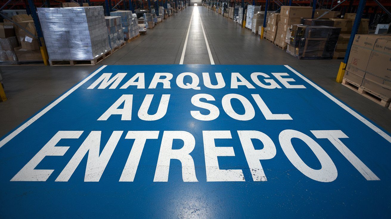 marquage sol entrepot